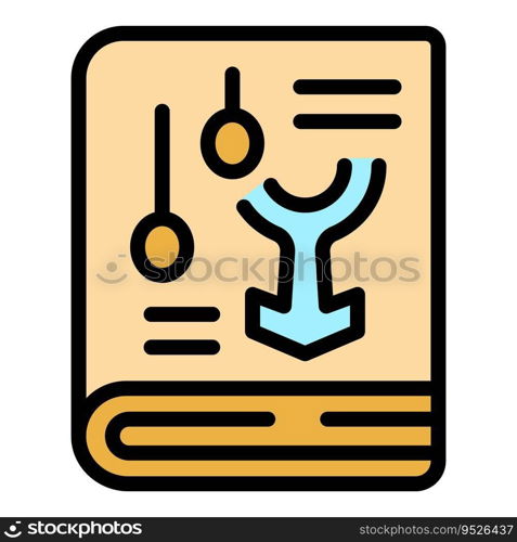 Health sex book icon outline vector. Advice education. Sexual gender color flat. Health sex book icon vector flat