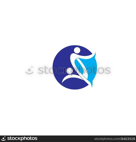 Health success people care logo and symbols template - Vector