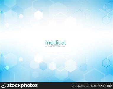 healthcare and medical background with hexagonal geometric shapes