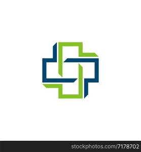 Healthcare Cross Logo Template Illustration Design. Vector EPS 10.