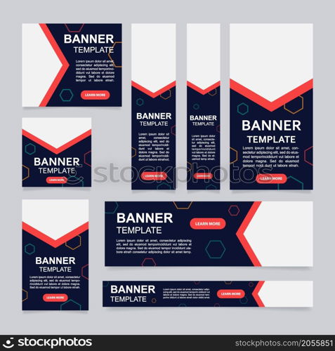 Healthcare management course web banner design template. Vector flyer with text space. Advertising placard with customized copyspace. Promotional printable poster for advertising. Graphic layout. Healthcare management course web banner design template