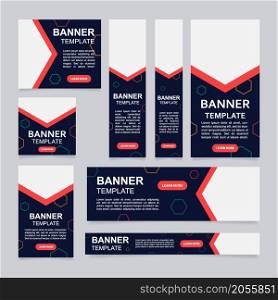 Healthcare management course web banner design template. Vector flyer with text space. Advertising placard with customized copyspace. Promotional printable poster for advertising. Graphic layout. Healthcare management course web banner design template