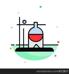 Healthcare, Medical, Rehydration, Transfusion Abstract Flat Color Icon Template