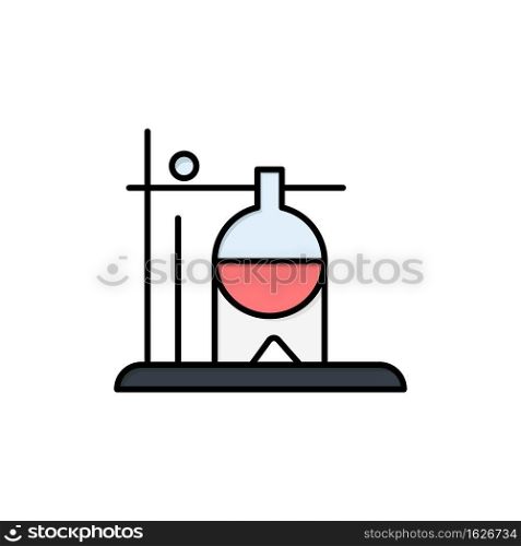 Healthcare, Medical, Rehydration, Transfusion  Flat Color Icon. Vector icon banner Template