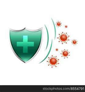 healthcare medical shield protecting virus to enter