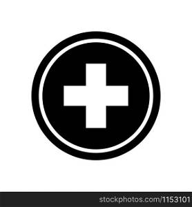 Healthcare plus sign. Medical symbol vector icon. Healthcare plus sign. Medical symbol vector