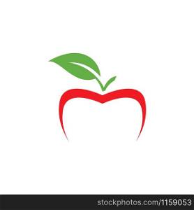 Healthy Apple logo vector illustration