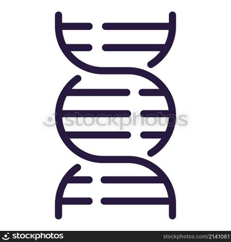 Healthy dna icon outline vector. Genetic lab. Experiment life. Healthy dna icon outline vector. Genetic lab