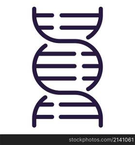 Healthy dna icon outline vector. Genetic lab. Experiment life. Healthy dna icon outline vector. Genetic lab