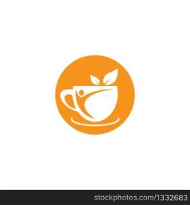 Healthy drink logo template vector icon illustration