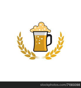Healthy drink logo vector icon illustration design