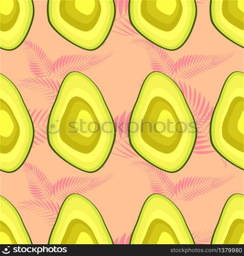 healthy food. Avocado print. Seamless pattern. Cute nature illustration.. healthy food. Avocado print. Seamless pattern