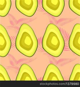 healthy food. Avocado print. Seamless pattern. Cute nature illustration.. healthy food. Avocado print. Seamless pattern
