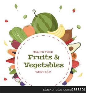 Healthy food frame vector illustration. Hand drawn Vegetables and fruits . Organic food banner. Good nutrition. Healthy food frame vector illustration. Hand drawn Vegetables and fruits . Organic food banner. Good nutrition.