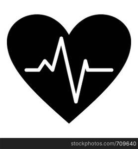 Healthy heart icon. Simple illustration of healthy heart vector icon for web. Healthy heart icon, simple style