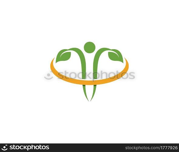 Healthy leaf logo Template Vector