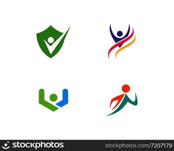 Healthy Life Logo template vector icon