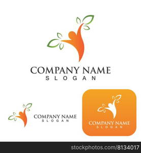 Healthy Life Logo template vector icon 