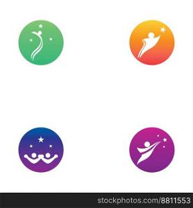 Healthy Life Logo template vector icon 