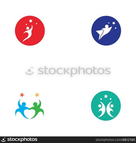 Healthy Life Logo template vector icon
