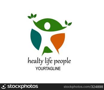 Healthy Life,medical Logo template vector icon