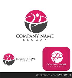 Healthy Life People Logo and symbol vector