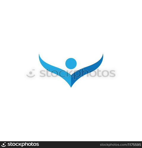 Healthy Life people Logo template vector icon