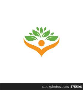 Healthy Life people Logo template vector icon