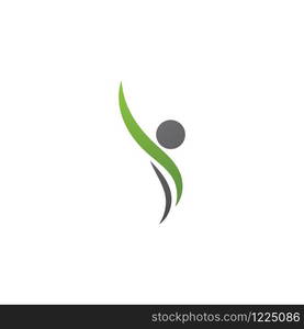 Healthy Life people Logo template vector icon