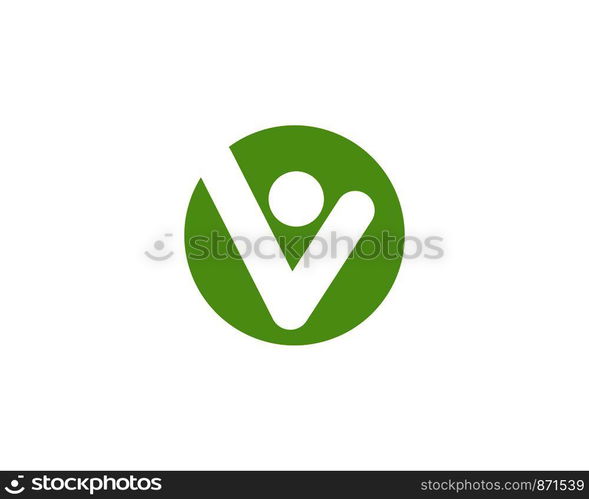 Healthy Life people Logo template vector icon