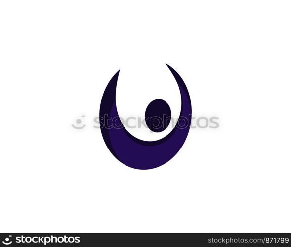 Healthy Life people Logo template vector icon