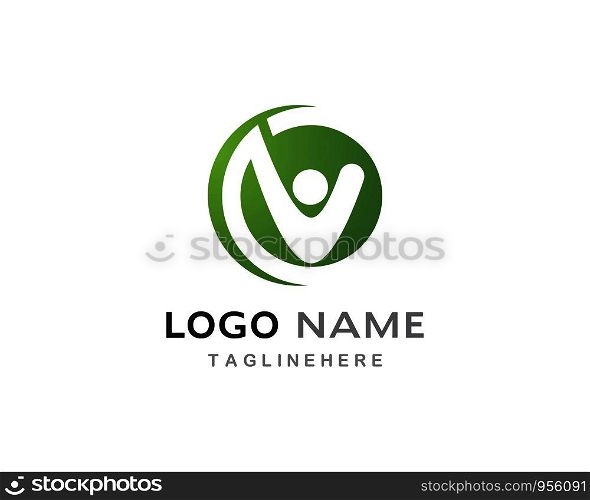 Healthy Life people Logo template vector icon vector icon