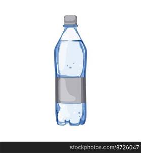 healthy mineral water bottle cartoon. healthy mineral water bottle sign. isolated symbol vector illustration. healthy mineral water bottle cartoon vector illustration