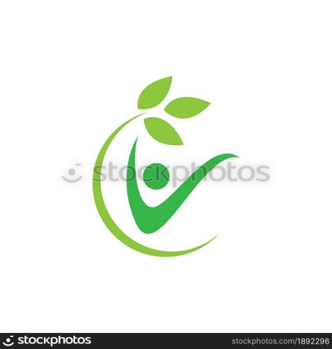 Healthy people illustration vector template