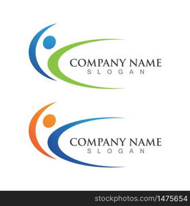 Healthy People logo designs template