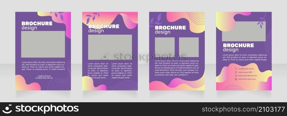 Healthy sauna detox procedure blank brochure design. Template set with copy space for text. Premade corporate reports collection. Editable 4 paper pages. Rubik Black Regular, Nunito Light fonts used. Healthy sauna detox procedure blank brochure design