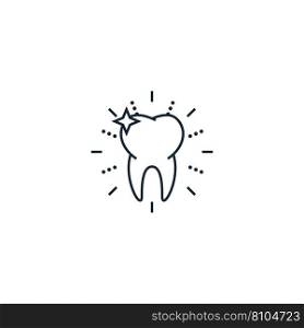 Healthy tooth creative icon from dental icons Vector Image
