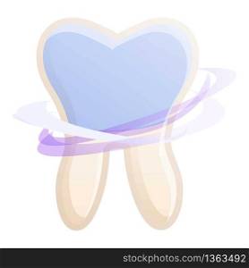 Healthy tooth icon. Cartoon of healthy tooth vector icon for web design isolated on white background. Healthy tooth icon, cartoon style