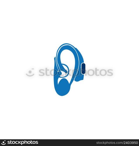 hearing aid icon, vector illustration logo design.