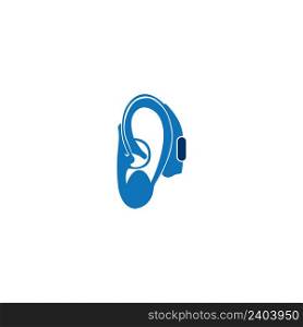 hearing aid icon, vector illustration logo design.
