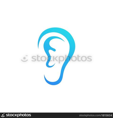 Hearing icon illustration Template vector icon design