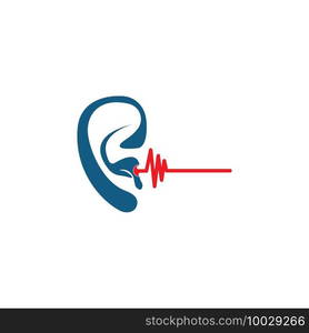 Hearing Logo Template vector icon design