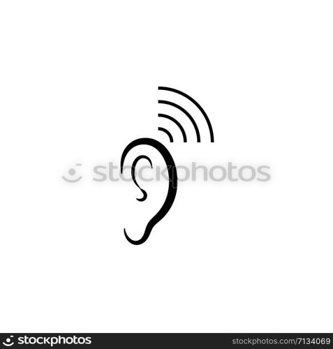 Hearing Logo Template vector icon design