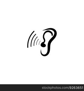 Hearing Logo Template vector icon design