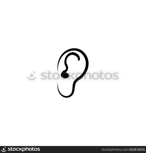 Hearing Logo Template vector icon design