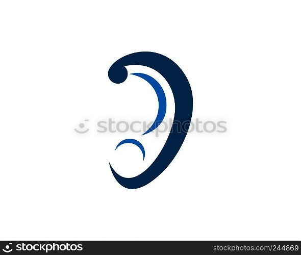 Hearing Logo Template vector icon  illustration design