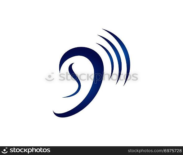 Hearing Logo Template vector icon  illustration design