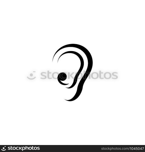 Hearing Vector Illustration design Logo template