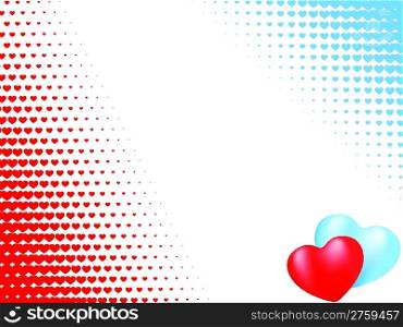 heart background. vector holiday valentine