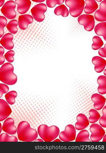 heart background. vector holiday valentine